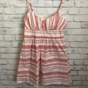 B Smart red & white striped dress ✨
